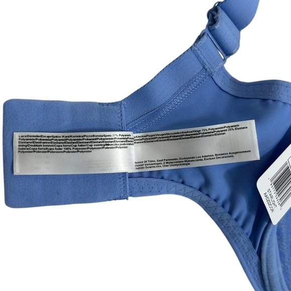 Freya Starlight Side Support Balcony Bra Blue Poseidon 28K NWT$60 - Picture 7 of 9